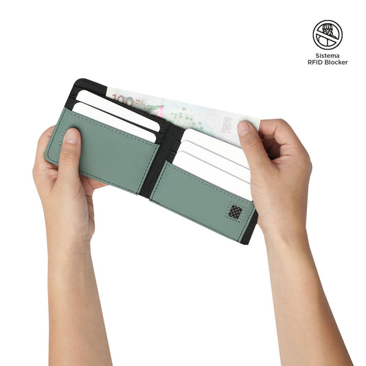 Billetera Ermac 3.0 con RFID Blocker Negra