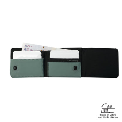 Billetera Ermac 3.0 con RFID Blocker Negra