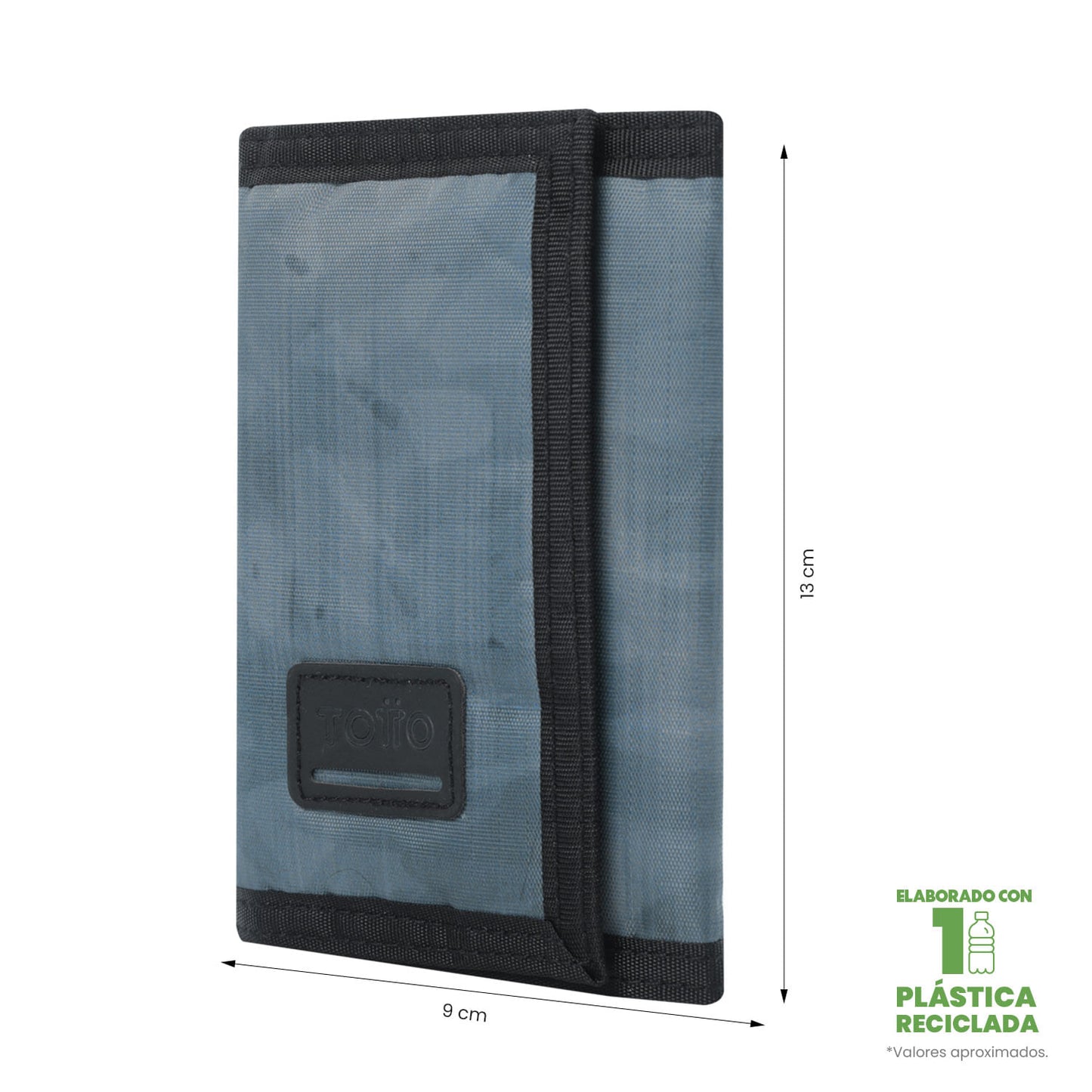 Carteira masculina Tojal com bloqueador RFID, cinza