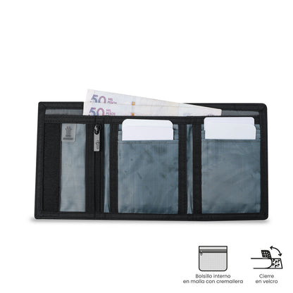 Carteira masculina Tojal com bloqueador RFID, cinza
