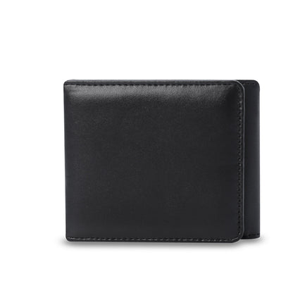 Carteira masculina Ermatto com bloqueador RFID, preta.