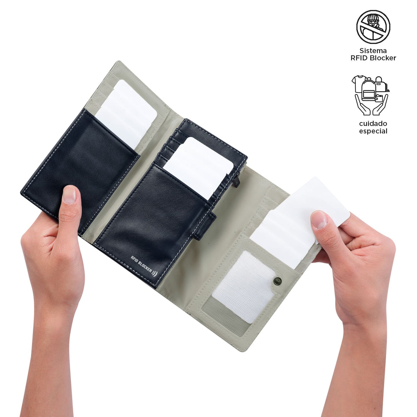 Billetera Style Don Azul Grande