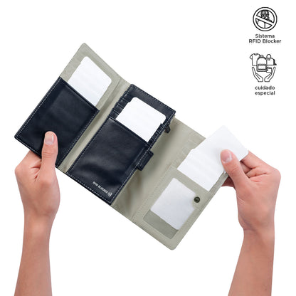 Billetera Style Don Azul Grande