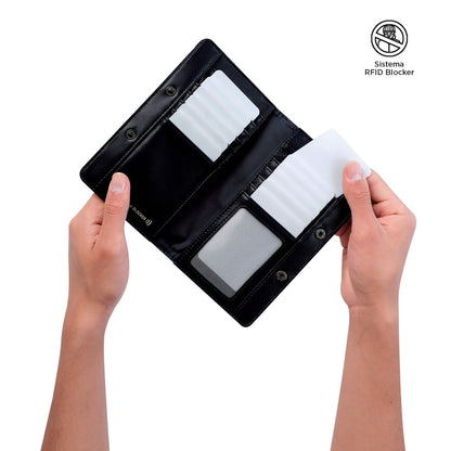 Billetera Style Nob Con RFID Blocker Beige