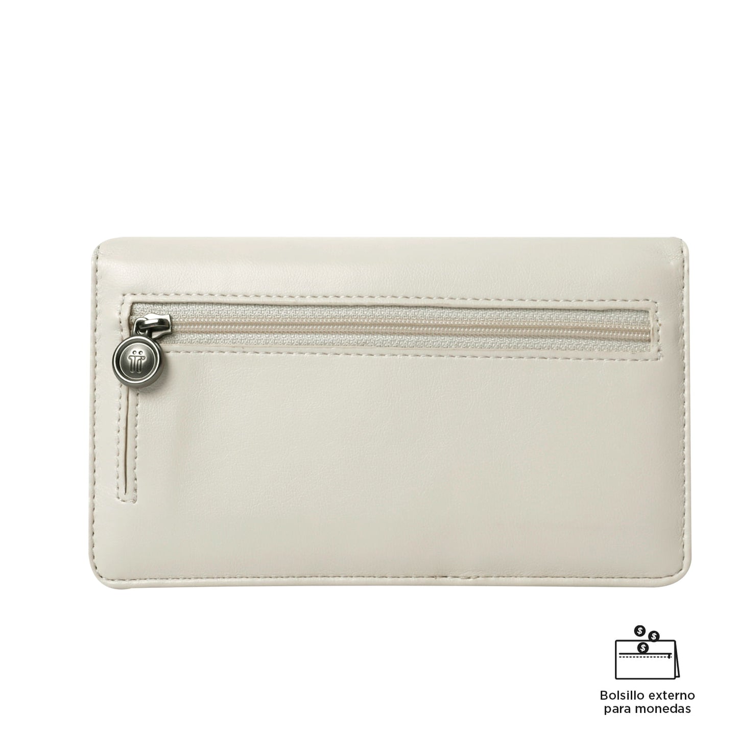 Billetera Style Nob Con RFID Blocker Beige