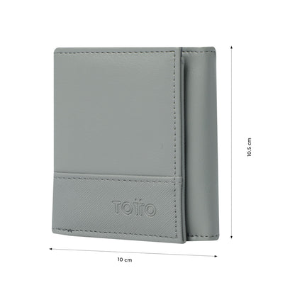 Billetera para Hombre Saffiano Aqi Negra con RFID Blocker