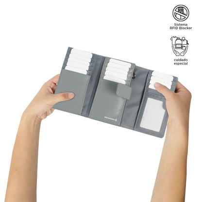 Billetera Style Don con RFID Blocker Gris