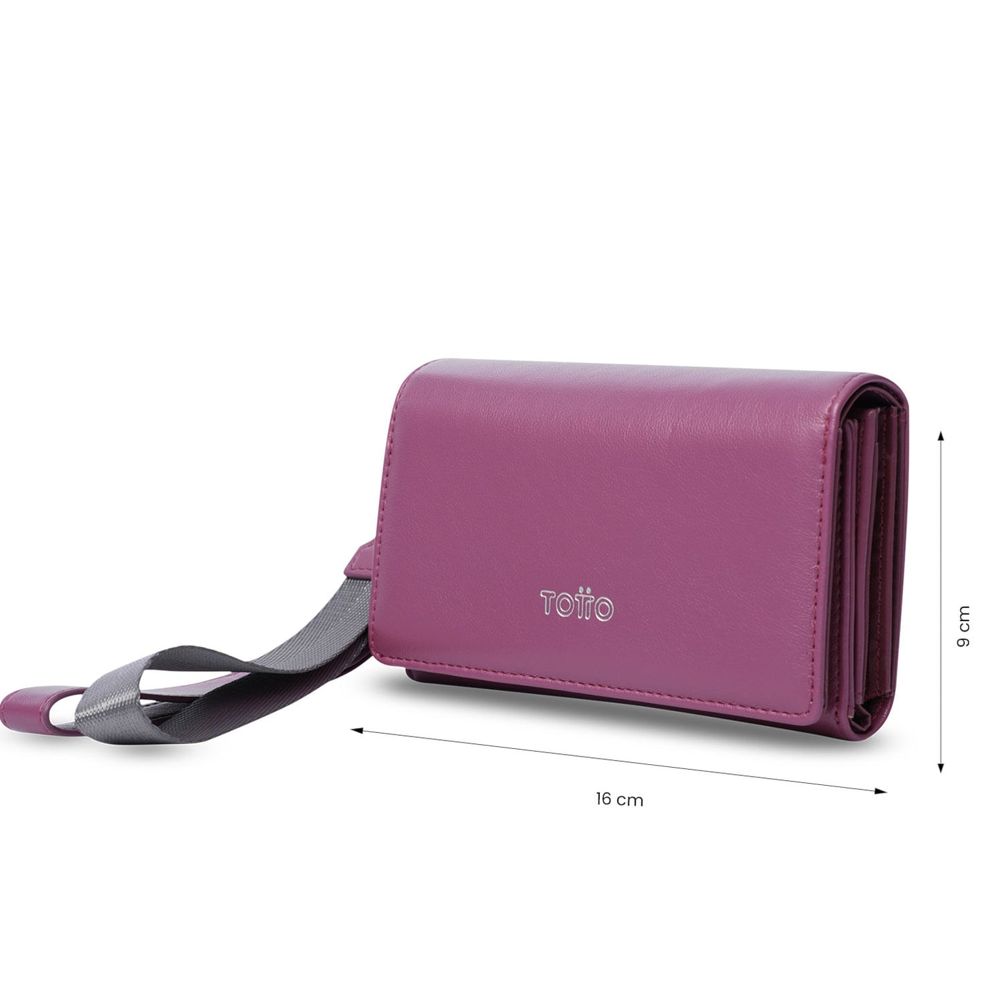 Carteira feminina Style Don com bloqueador RFID, rosa.