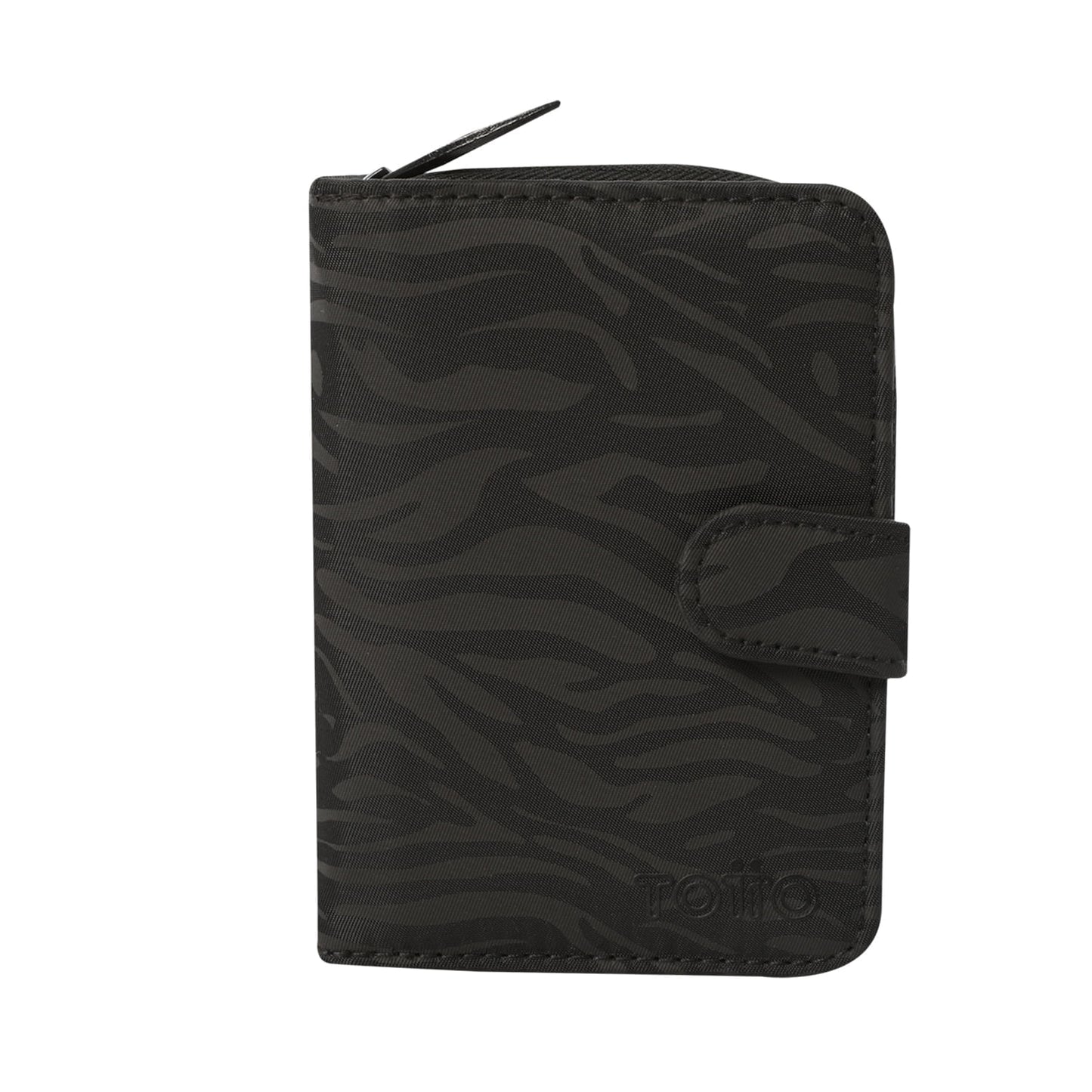 Billetera Texture Twi con RFID Blocker Negra