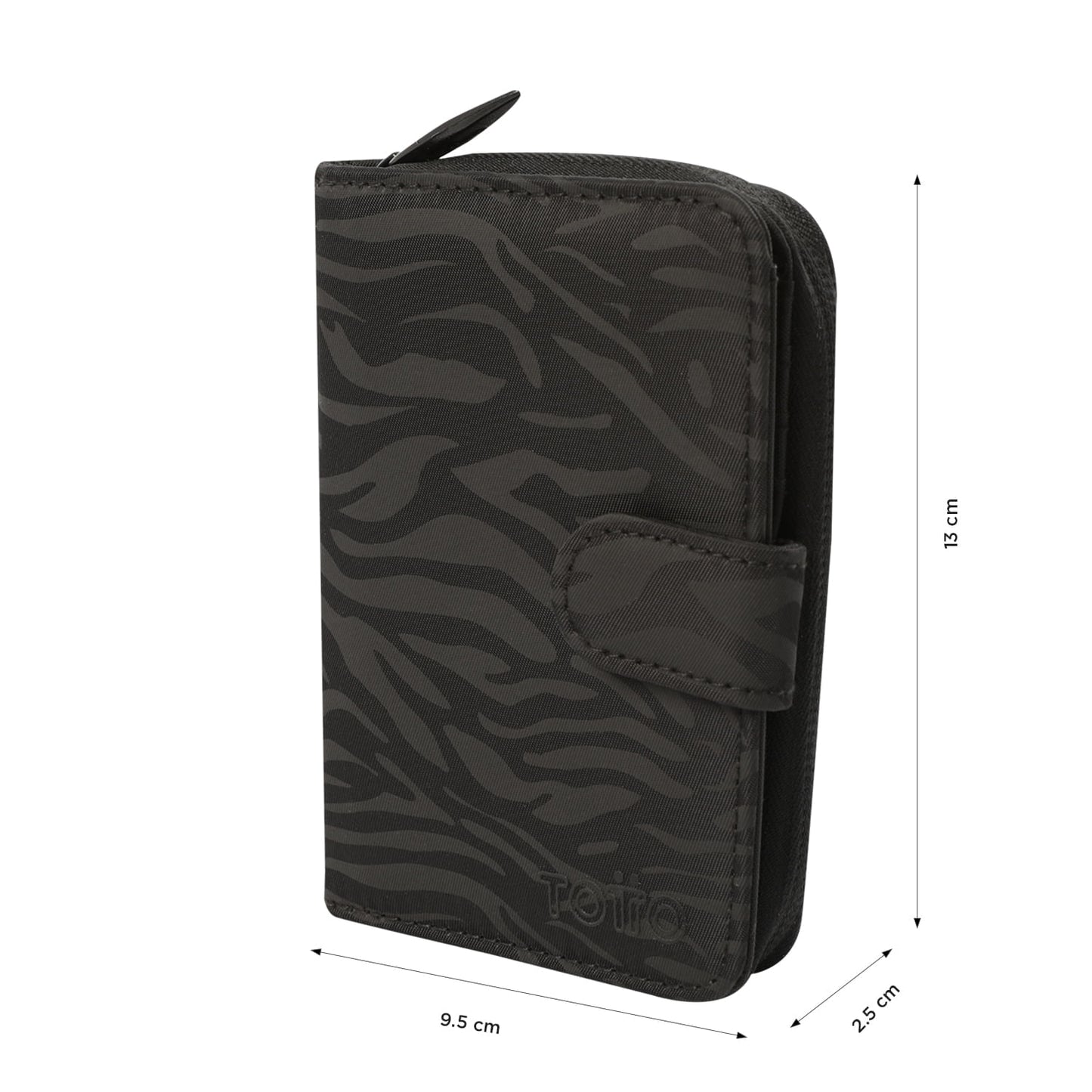 Billetera Texture Twi con RFID Blocker Negra