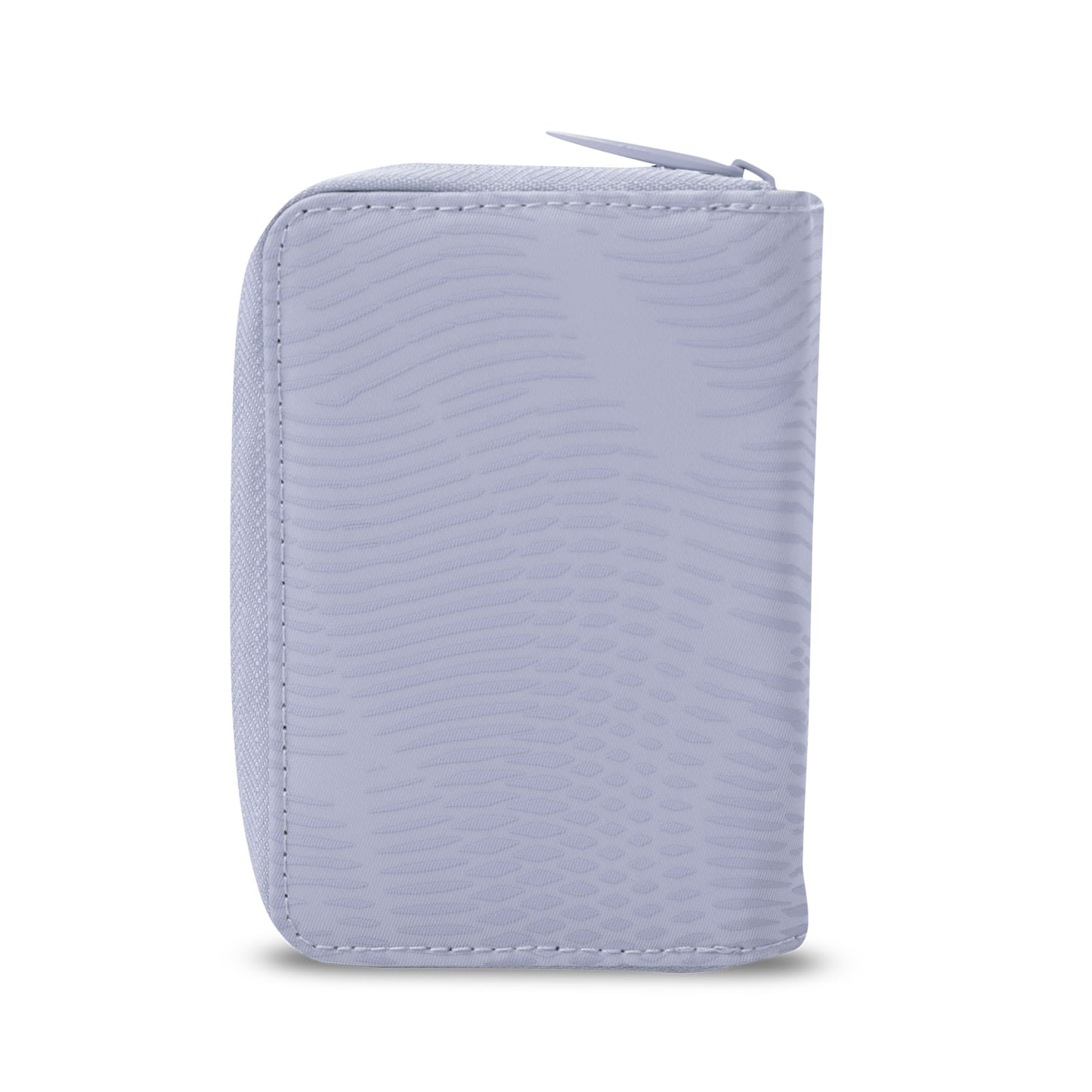 Carteira feminina Texture Twi com bloqueador RFID, roxa