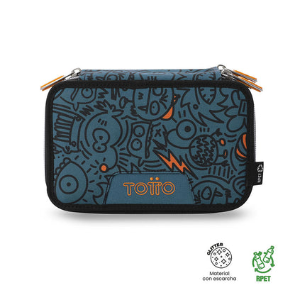 Cartuchera Multiuso Pluma Pequeña Azul Hombre