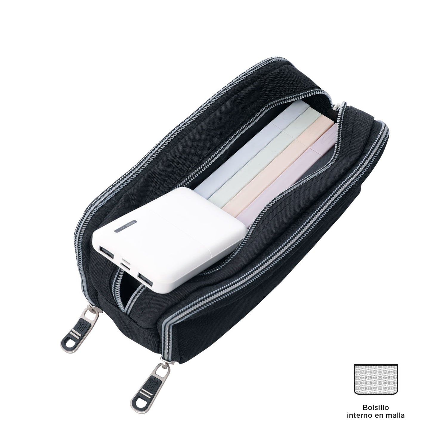 Cartuchera Multiuso Cinta Negra