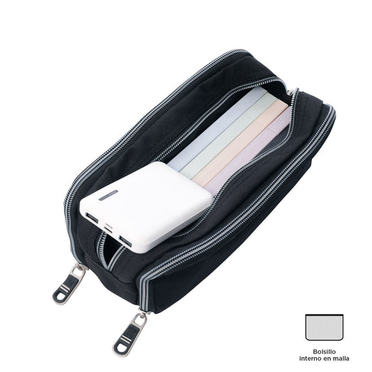 Cartuchera Multiuso Cinta Negra