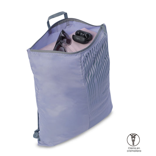 Bolsa esportiva dobrável multifuncional TRX roxa