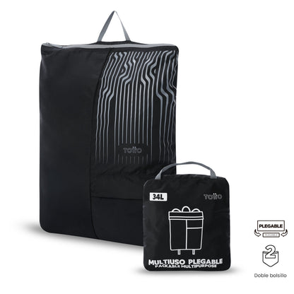 Tula Deportiva Multiuso Plegable Trx Negro