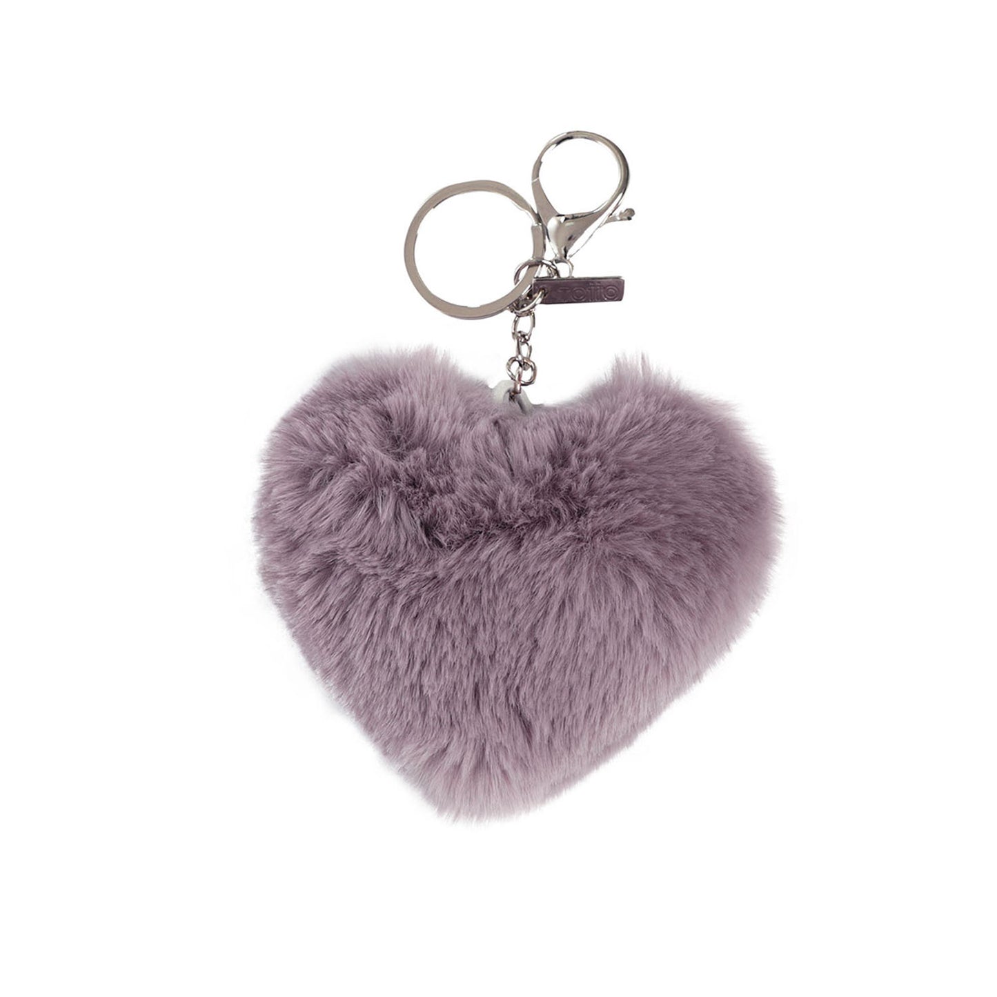Llavero de Peluche Heart color Rosado