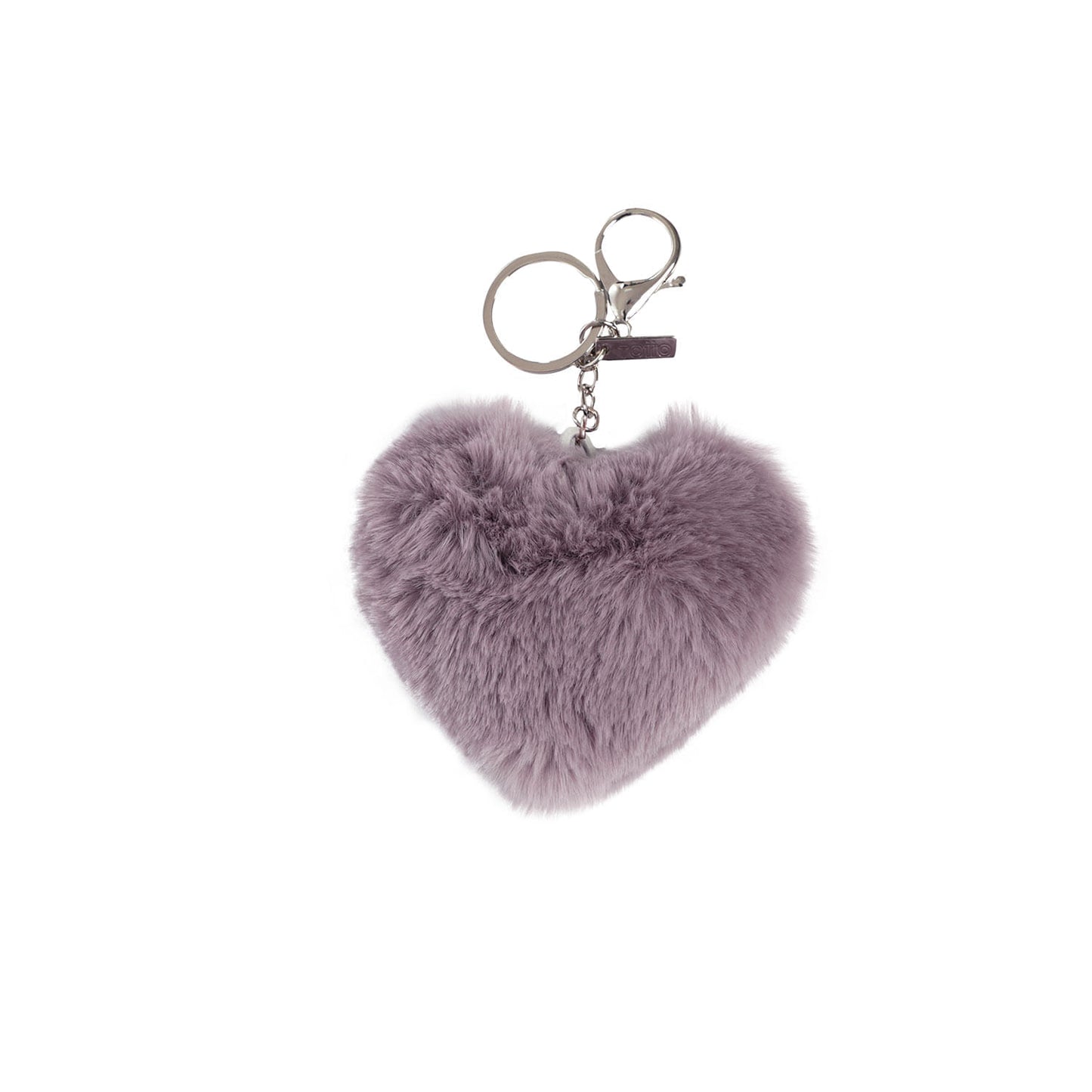 Llavero de Peluche Heart color Rosado