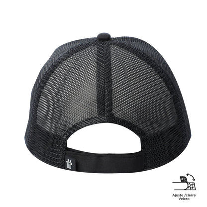 Gorra Camionera Atlasy color Blanca/Negra