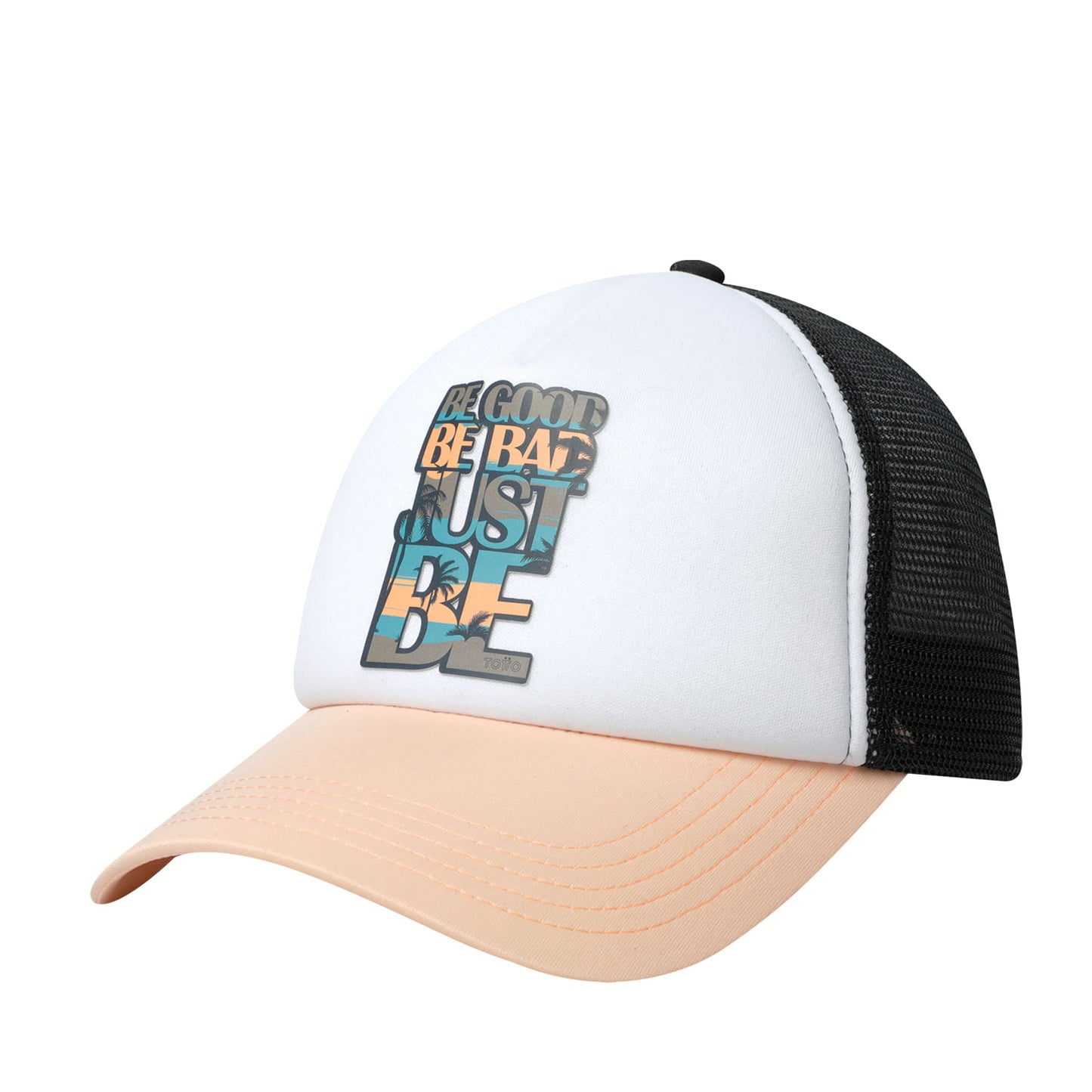 Gorra Camionera Atlasy color Blanca/Rosada