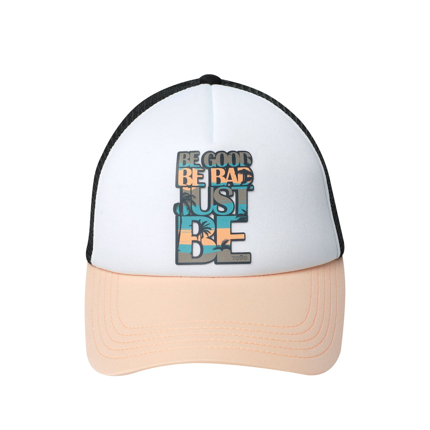 Gorra Camionera Atlasy color Blanca/Rosada
