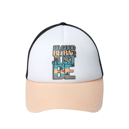 Gorra Camionera Atlasy color Blanca/Rosada