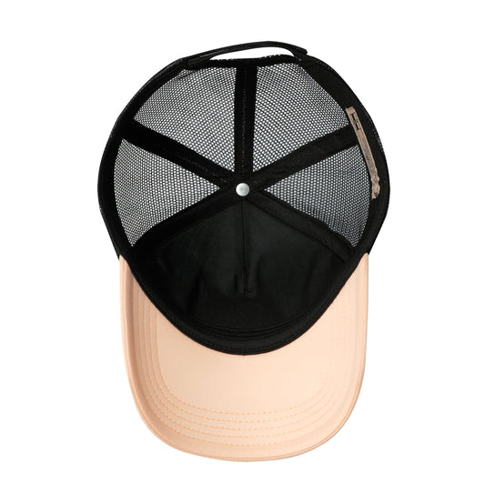 Gorra Camionera Atlasy color Blanca/Rosada