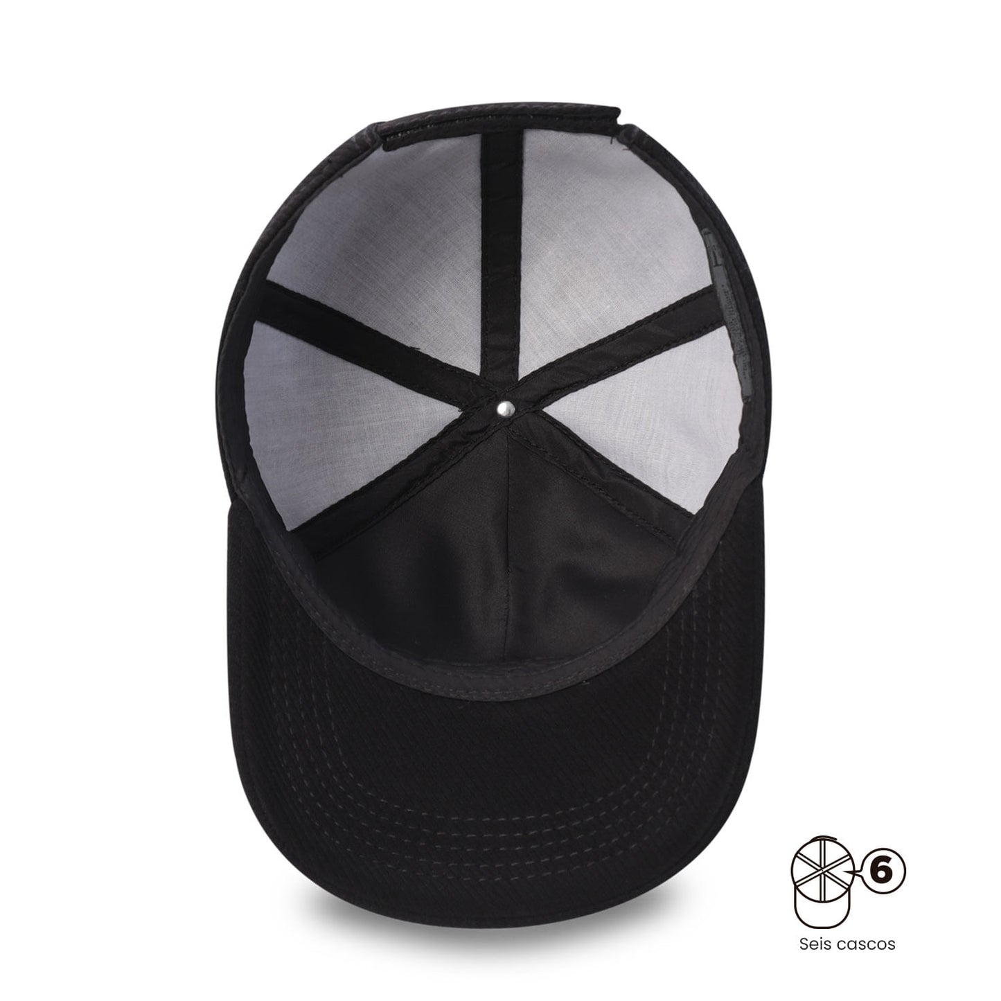 Gorra Beisbolera Calla color Negro