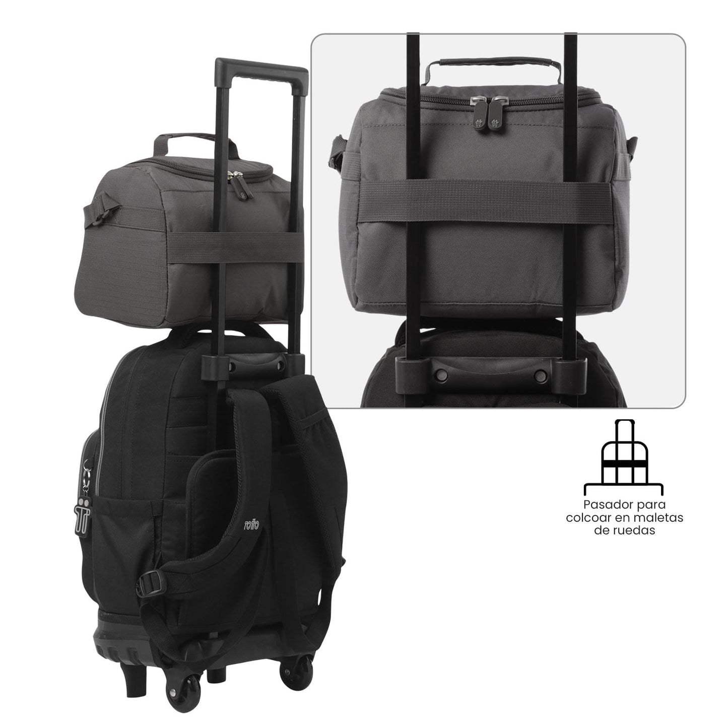 Lonchera Térmica Devry 2.0 Gris