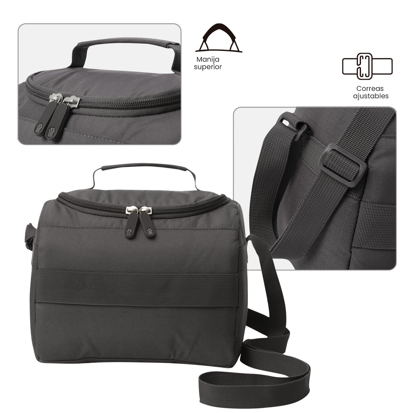 Lonchera Térmica Devry 2.0 Gris