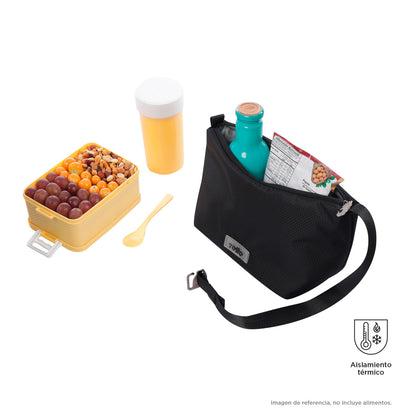 Lonchera con Aislamiento Térmico Root S Negra