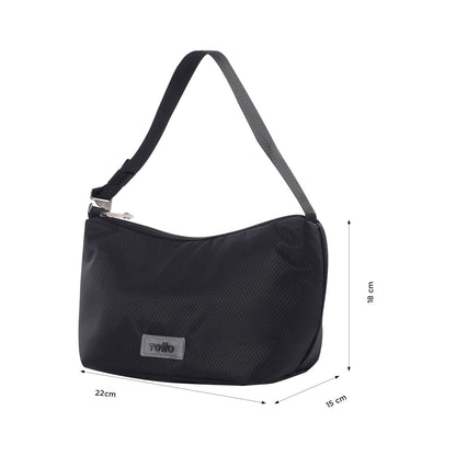 Lonchera con Aislamiento Térmico Root S Negra