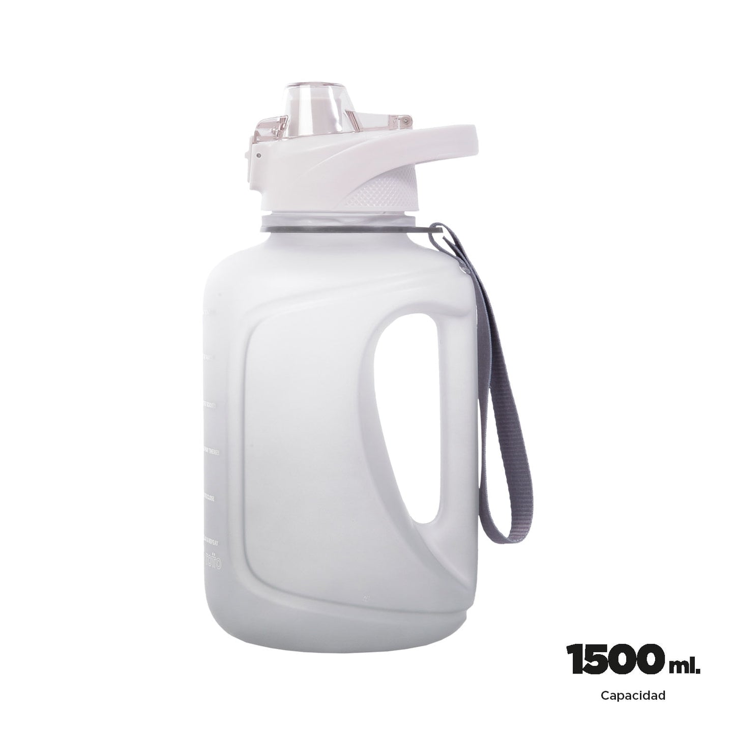 Botilito Motivación 1.5 litros Gris