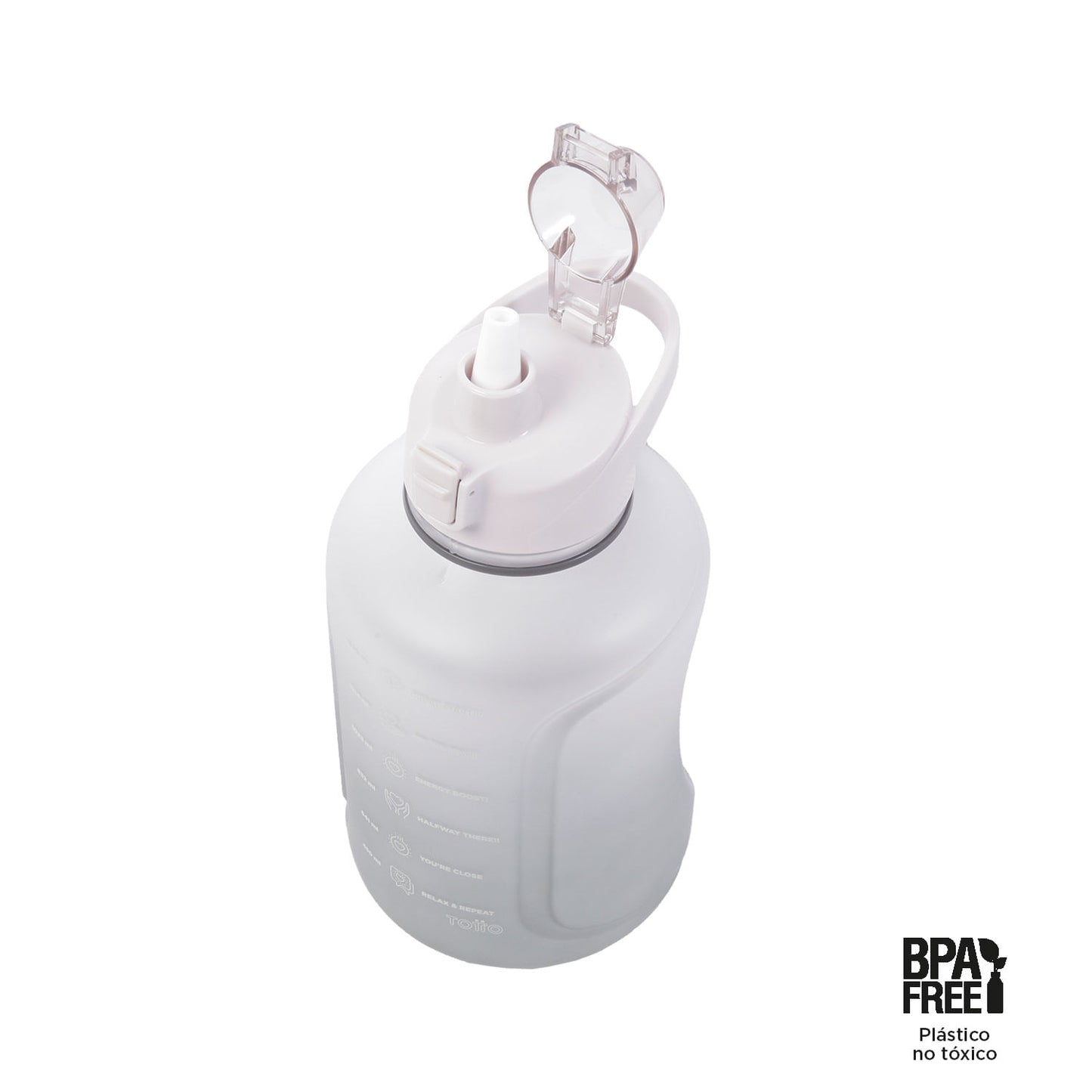 Botilito Motivación 1.5 litros Gris