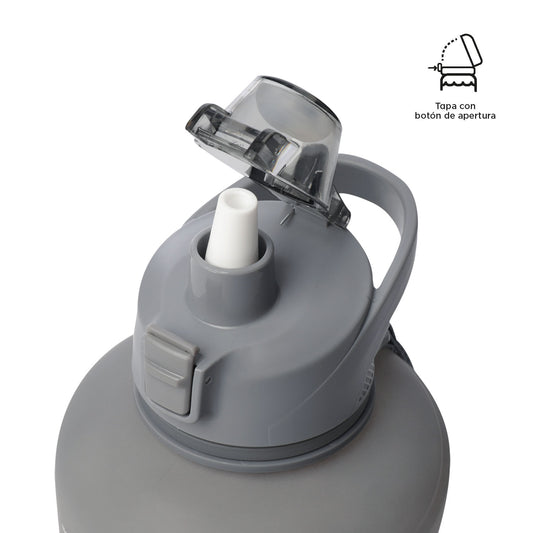 Botilito de agua Motivación 1500 ml Gris