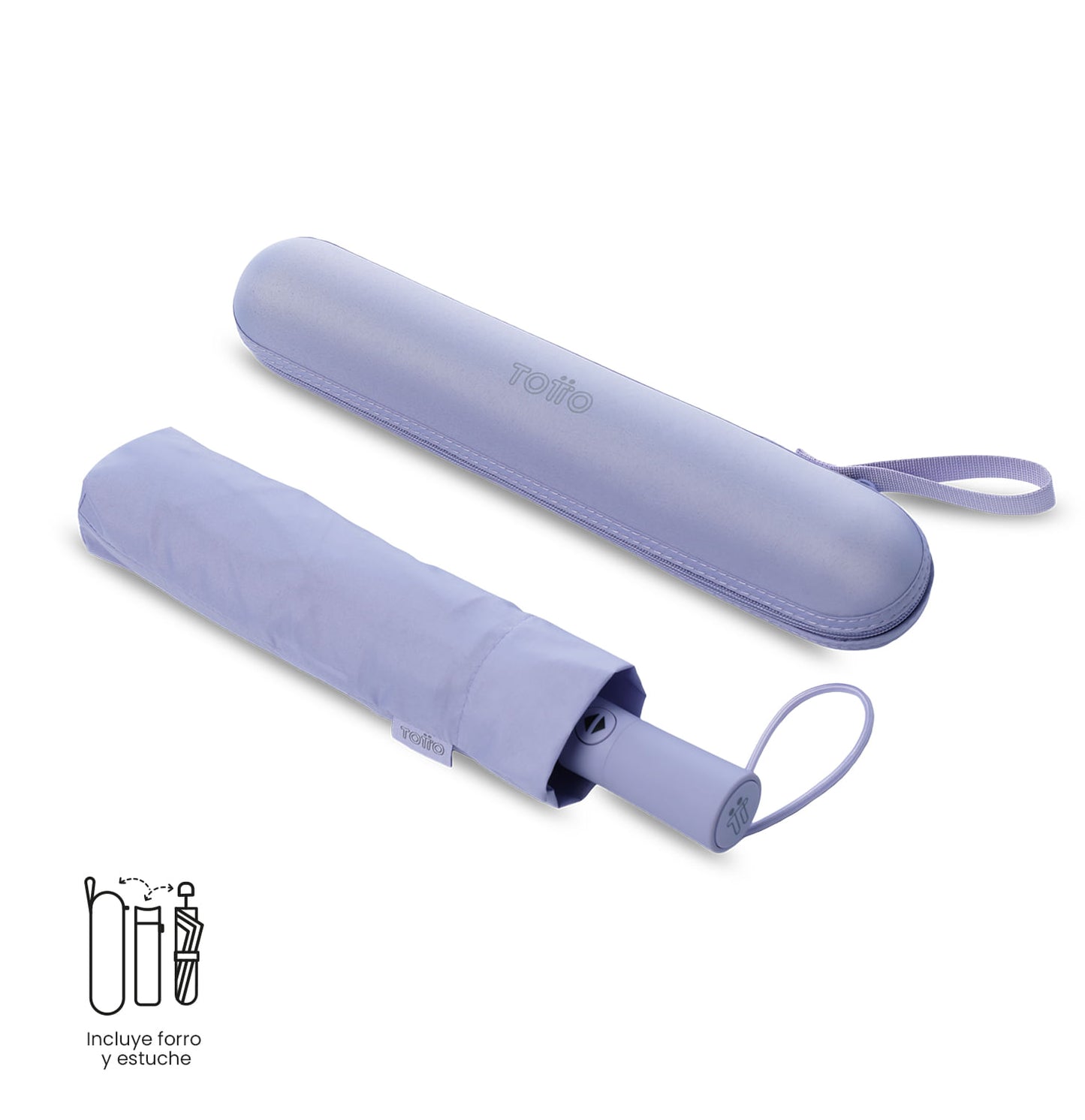 Sombrilla Grande Brella con Filtro UV Morada