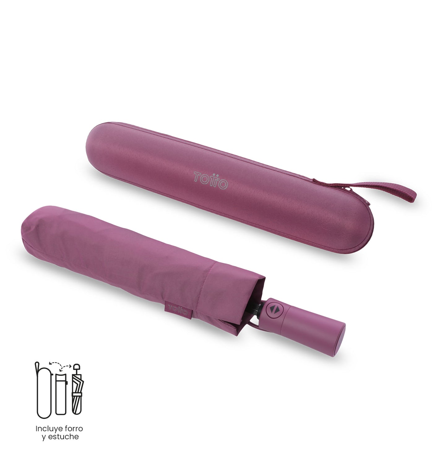 Sombrilla Grande Brella con Filtro UV Rosada Rose