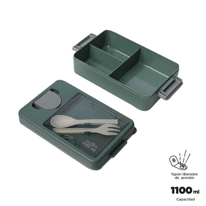 Portacomidas Kiuby Verde