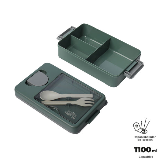 Portacomidas Kiuby Verde