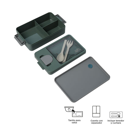 Portacomidas Kiuby Verde