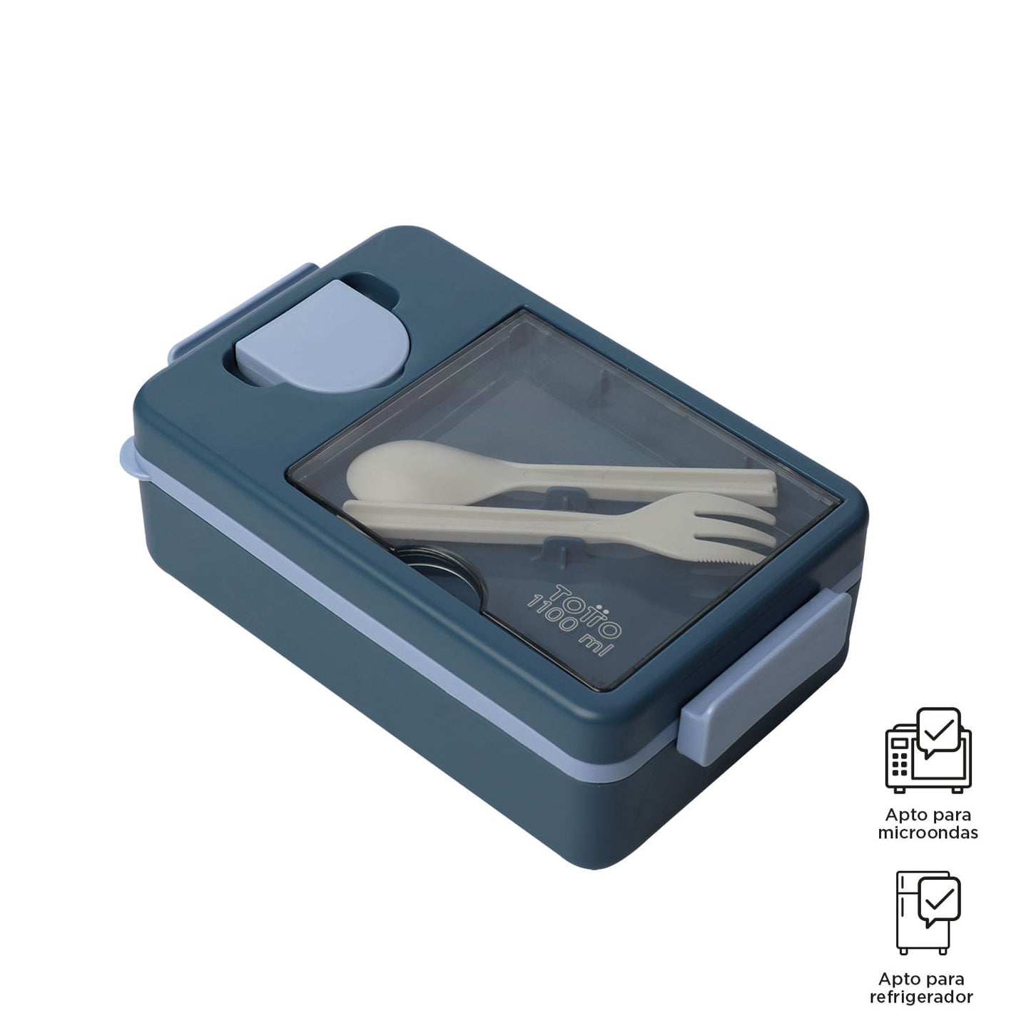 Portacomidas Kiuby Azul