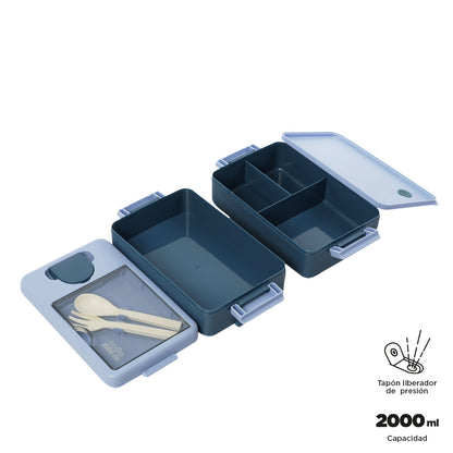 Portacomidas Keiko Azul