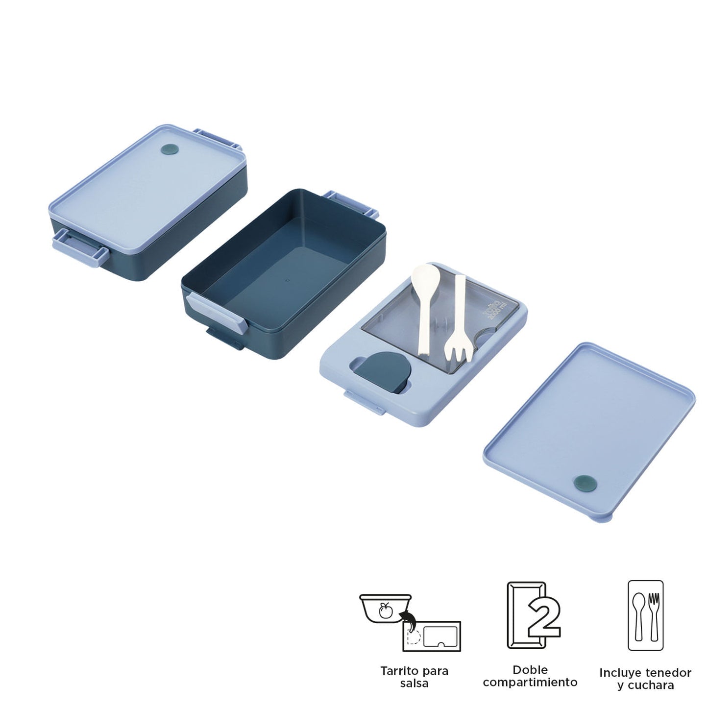 Portacomidas Keiko Azul