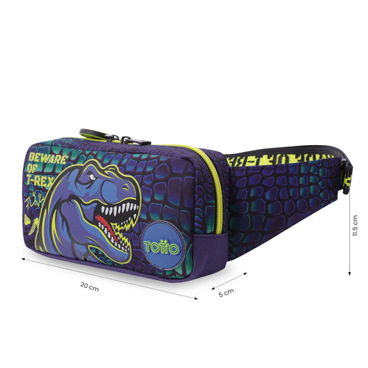 Canguro para Niño Dino Rock color Azul