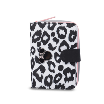 Carteira Minnie Be You para meninas com bloqueador RFID, branca