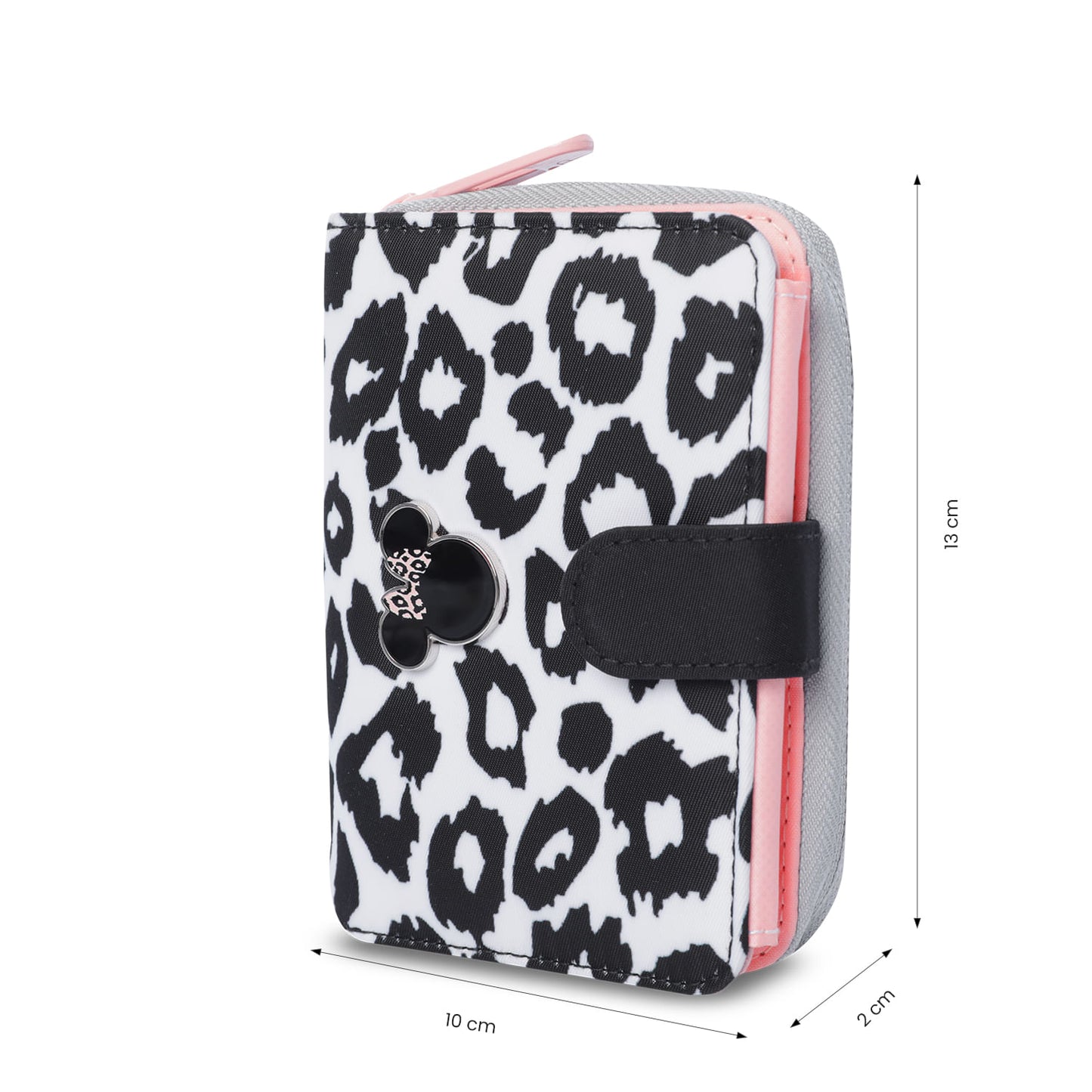 Carteira Minnie Be You para meninas com bloqueador RFID, branca