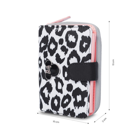Carteira Minnie Be You para meninas com bloqueador RFID, branca