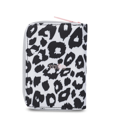 Carteira Minnie Be You para meninas com bloqueador RFID, branca