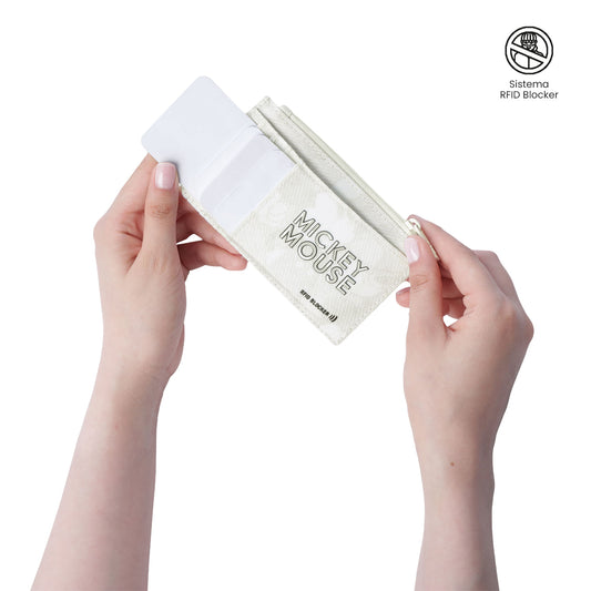 Portadocumentos para Niña Mickey White Blanco
