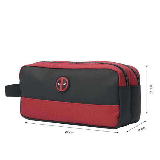 Cartuchera escolar para Hombre Dead pool Negra